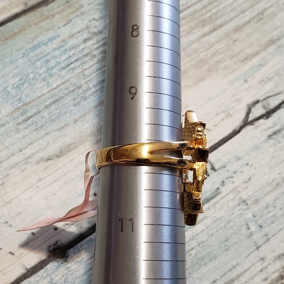 Stars Gold Ring!!!! - Picture 8 of 9